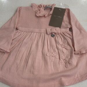 Mayoral Soft Pink Knit Sweater Sz 9 months New with Tags